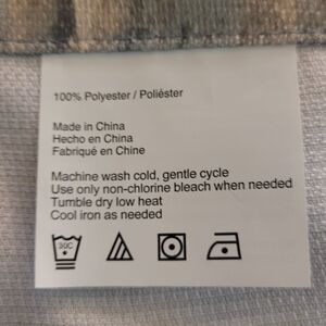 Elegant Gray Polyester Home Accessory